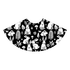 Easter bunny pattern Midi Sleeveless Dress from ArtsNow.com Skirt Front