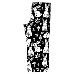 Easter bunny pattern Spaghetti Top Long Pants Satin Pajamas Set from ArtsNow.com Back Bottom Right