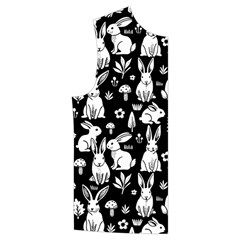 Easter bunny pattern Kid s Button Up Puffer Vest from ArtsNow.com Front Right
