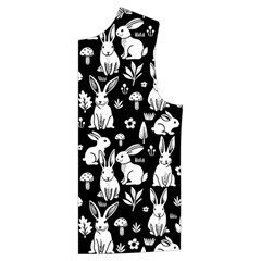 Easter bunny pattern Kid s Button Up Puffer Vest from ArtsNow.com Front Left