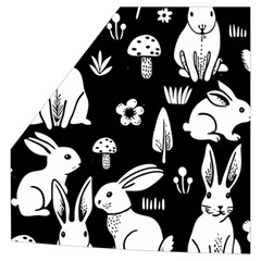 Easter bunny pattern Kid s Button Up Puffer Vest from ArtsNow.com Pocket Right