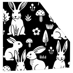 Easter bunny pattern Kid s Button Up Puffer Vest from ArtsNow.com Pocket Left