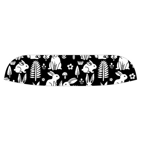 Easter bunny pattern Kid s Button Up Puffer Vest from ArtsNow.com Collar