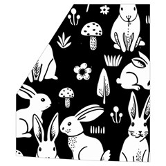 Easter bunny pattern Men s High Neck Button Up Puffer Vest from ArtsNow.com Pocket Right