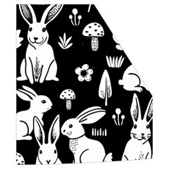 Easter bunny pattern Men s High Neck Button Up Puffer Vest from ArtsNow.com Pocket Left