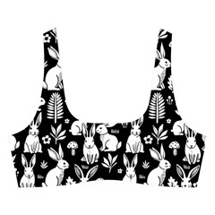 Easter bunny pattern Cross Back Hipster Bikini Set from ArtsNow.com Front