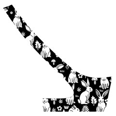 Easter bunny pattern Cross Back Hipster Bikini Set from ArtsNow.com Back Right