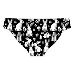 Easter bunny pattern Cross Back Hipster Bikini Set from ArtsNow.com Back Under