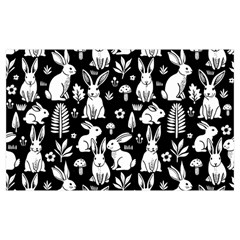 Easter bunny pattern Kids  Hooded Rain Ponchos from ArtsNow.com Pocket Cover