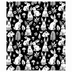 Easter bunny pattern Kids  Hooded Rain Ponchos from ArtsNow.com Hood Left