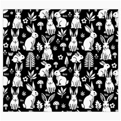 Easter bunny pattern Roll Up Canvas Pencil Holder (S) from ArtsNow.com Front