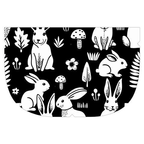 Easter bunny pattern Make Up Case (Small) from ArtsNow.com Side Right