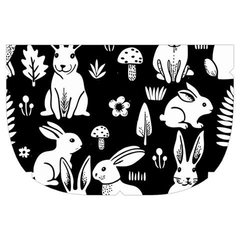 Easter bunny pattern Make Up Case (Large) from ArtsNow.com Side Left