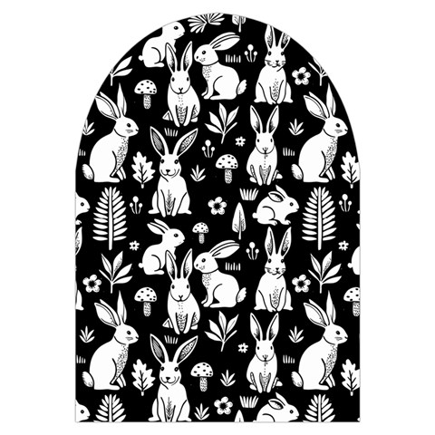 Easter bunny pattern Microwave Oven Glove from ArtsNow.com Front