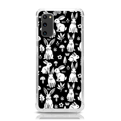 Easter bunny pattern Samsung Galaxy S20 6.2 Inch TPU UV Case from ArtsNow.com Front