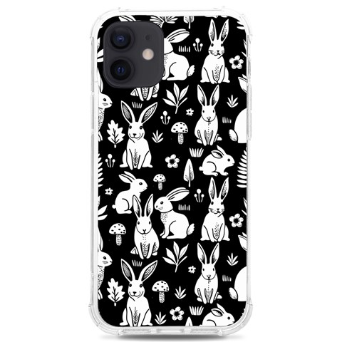 Easter bunny pattern iPhone 12/12 Pro TPU UV Print Case from ArtsNow.com Front