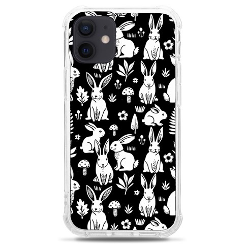 Easter bunny pattern iPhone 12 mini TPU UV Print Case	 from ArtsNow.com Front