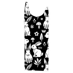 Easter bunny pattern Kids  Stylish Hooded Puffer Vest from ArtsNow.com Front Left Side