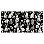 Easter bunny pattern Banner and Sign 4  x 2 