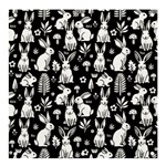 Easter bunny pattern Banner and Sign 4  x 4 