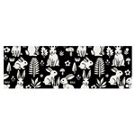Easter bunny pattern Banner and Sign 6  x 2 