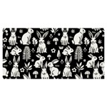 Easter bunny pattern Banner and Sign 6  x 3 