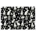 Easter bunny pattern Banner and Sign 6  x 4 