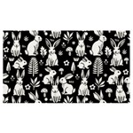 Easter bunny pattern Banner and Sign 7  x 4 