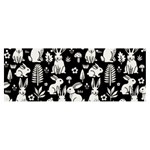 Easter bunny pattern Banner and Sign 8  x 3 