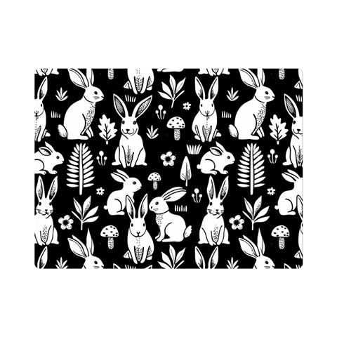 Easter bunny pattern 35  x 27  Premium Plush Fleece Blanket (Mini) from ArtsNow.com 35 x27  Blanket Front