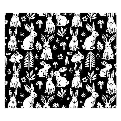 Easter bunny pattern 50  x 40  Premium Plush Fleece Blanket (Small) from ArtsNow.com 50 x40  Blanket Front