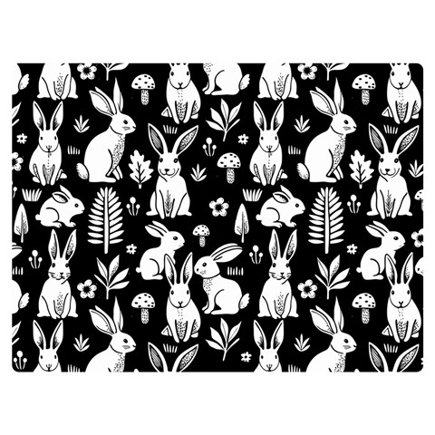 Easter bunny pattern 40  x 30  Premium Plush Fleece Blanket (Extra Small) from ArtsNow.com 40 x30  Blanket Front