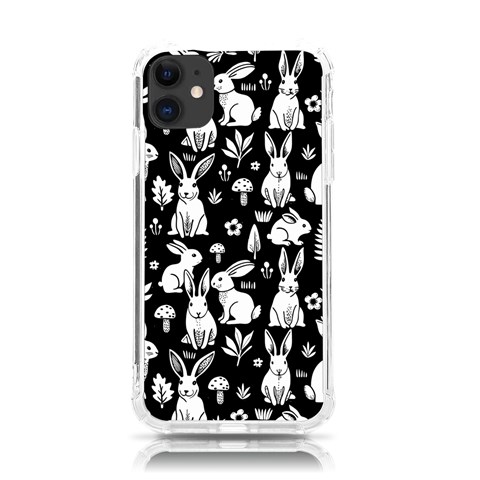 Easter bunny pattern iPhone 11 TPU UV Print Case from ArtsNow.com Front
