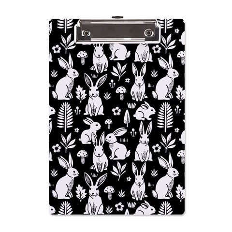 Easter bunny pattern A5 Acrylic Clipboard from ArtsNow.com Front