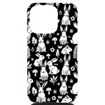 Easter bunny pattern iPhone 14 Pro Black UV Print PC Hardshell Case