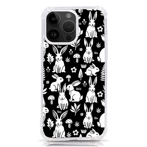 Easter bunny pattern iPhone 14 Pro Max TPU UV Print Case from ArtsNow.com Front