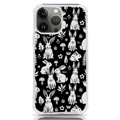 Easter bunny pattern iPhone 13 Pro Max TPU UV Print Case from ArtsNow.com Front