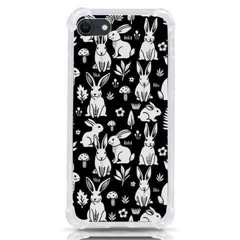 Easter bunny pattern iPhone SE from ArtsNow.com Front