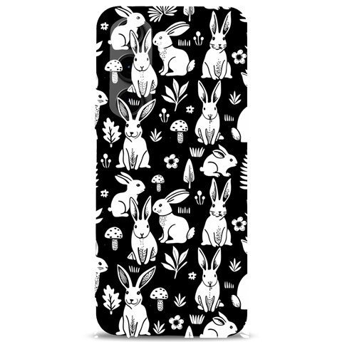 Easter bunny pattern Samsung Galaxy S24 Plus 6.7 Inch Black TPU UV Case from ArtsNow.com Front