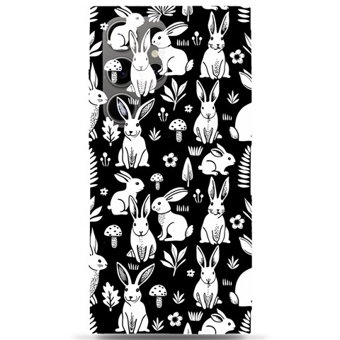 Easter bunny pattern Samsung Galaxy S24 Ultra 6.9 Inch Black TPU UV Case from ArtsNow.com Front