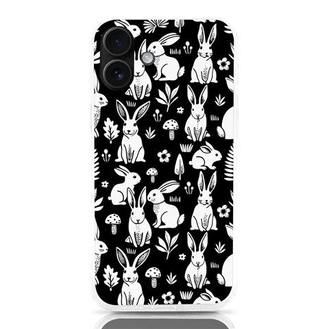 Easter bunny pattern iPhone 16 Plus TPU UV Print Case from ArtsNow.com Front