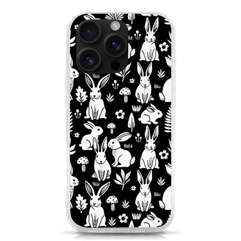 Easter bunny pattern iPhone 16 Pro TPU UV Print Case from ArtsNow.com Front