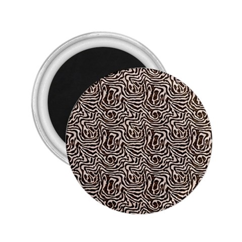 Brown Beige Snake Pattern 2.25  Magnets from ArtsNow.com Front