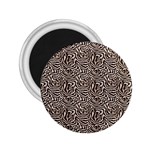 Brown Beige Snake Pattern 2.25  Magnets