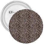 Brown Beige Snake Pattern 3  Buttons