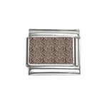Brown Beige Snake Pattern Italian Charm (9mm)
