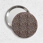 Brown Beige Snake Pattern 2.25  Handbag Mirrors