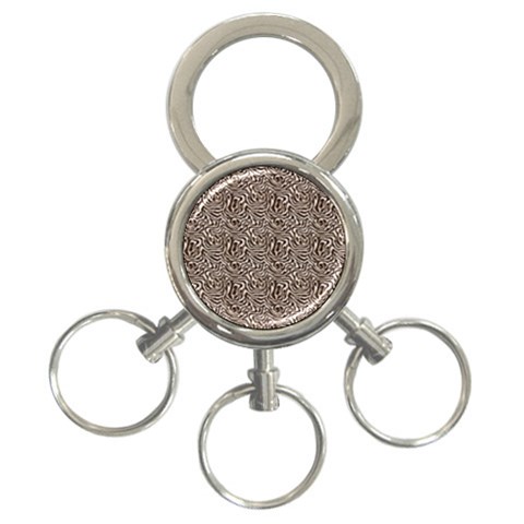 Brown Beige Snake Pattern 3 Front