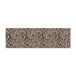 Brown Beige Snake Pattern Sticker (Bumper)