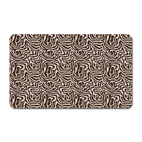 Brown Beige Snake Pattern Magnet (Rectangular) from ArtsNow.com Front